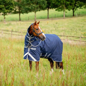 Rhino Plus Turnout Lite 100g Navy/Titanium Grey Rhino Plus Turnout Lite 100g Navy/Titanium Grey