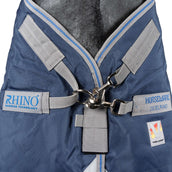 Rhino Plus Turnout Medium Varilayer 250g Navy/Titanium Grey Rhino Plus Turnout Medium Varilayer 250g Navy/Titanium Grey