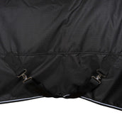 EQUITHÈME Couverture d'Extérieur Tyrex 600D Standard 150g Noir EQUITHÈME Couverture d'Extérieur Tyrex 600D Standard 150g Noir