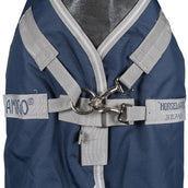 Amigo Turnout Rug Integrated 1200D 150g Navy/Titanium Grey/Silver Amigo Turnout Rug Integrated 1200D 150g Navy/Titanium Grey/Silver