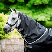 Amigo Chemise Turnout 1200D Plus 50g Noir/Gris Titane/Argent Amigo Chemise Turnout 1200D Plus 50g Noir/Gris Titane/Argent