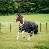 Amigo Chemise Turnout 1200D XL 50g Noir/Gris Titane/Argent Amigo Chemise Turnout 1200D XL 50g Noir/Gris Titane/Argent