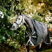 Amigo Wug Turnout 1200D 50g Noir/Gris Titane/Argent Amigo Wug Turnout 1200D 50g Noir/Gris Titane/Argent