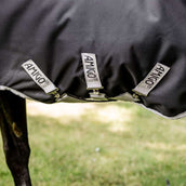 Amigo Wug Turnout 1200D 50g Noir/Gris Titane/Argent Amigo Wug Turnout 1200D 50g Noir/Gris Titane/Argent