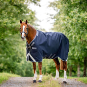 Rambo Chemise Turnout 1680D 0g Bleu marine/Gris orage/Argent Rambo Chemise Turnout 1680D 0g Bleu marine/Gris orage/Argent