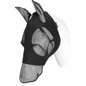 EQUITHÈME Masque Anti-Mouches Lycra UV protection Avec Filet Nez Noir EQUITHÈME Masque Anti-Mouches Lycra UV protection Avec Filet Nez Noir