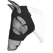 EQUITHÈME Masque Anti-Mouches Lycra UV protection Avec Filet Nez Noir EQUITHÈME Masque Anti-Mouches Lycra UV protection Avec Filet Nez Noir