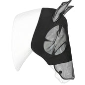 EQUITHÈME Masque Anti-Mouches Lycra UV protection Avec Filet Nez Noir EQUITHÈME Masque Anti-Mouches Lycra UV protection Avec Filet Nez Noir