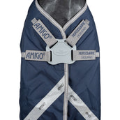 Amigo Turnout Rug FieldSafe Plus 1200D 0g Navy/Titanium Grey/Silver Amigo Turnout Rug FieldSafe Plus 1200D 0g Navy/Titanium Grey/Silver