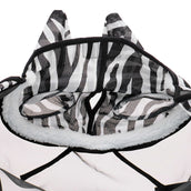 Velder Horsewear Essentials Masque Anti-Mouches Zebra avec Oreilles Noir/Blanc Velder Horsewear Essentials Masque Anti-Mouches Zebra avec Oreilles Noir/Blanc