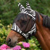 Velder Horsewear Essentials Masque Anti-Mouches Zebra avec Oreilles Noir/Blanc Velder Horsewear Essentials Masque Anti-Mouches Zebra avec Oreilles Noir/Blanc