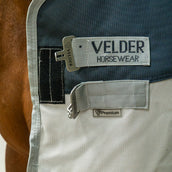 Velder Horsewear Premium Couverture Anti-Mouches Rainless Summer Navy/Field Grey Velder Horsewear Premium Couverture Anti-Mouches Rainless Summer Navy/Field Grey