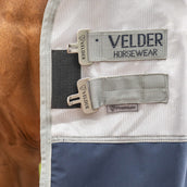 Velder Horsewear Premium Couverture Anti-Mouches Rainless Fall Navy/Pearl Silver Velder Horsewear Premium Couverture Anti-Mouches Rainless Fall Navy/Pearl Silver
