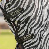 Velder Horsewear Couverture Anti-Mouches avec Couvre-cou Zebra Noir/Blanc Velder Horsewear Couverture Anti-Mouches avec Couvre-cou Zebra Noir/Blanc