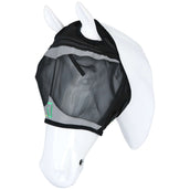 Agradi Horse Masque Anti-Mouches Fine Mesh avec Découpe D'oreille Noir Agradi Horse Masque Anti-Mouches Fine Mesh avec Découpe D'oreille Noir