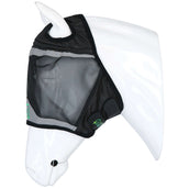 Agradi Horse Masque Anti-Mouches Fine Mesh avec Découpe D'oreille Noir Agradi Horse Masque Anti-Mouches Fine Mesh avec Découpe D'oreille Noir
