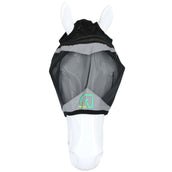 Agradi Horse Masque Anti-Mouches Fine Mesh avec Découpe D'oreille Noir Agradi Horse Masque Anti-Mouches Fine Mesh avec Découpe D'oreille Noir