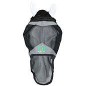 Agradi Horse Masque Anti-Mouches Fine Mesh avec Découpe D'oreille et le Nez Noir Agradi Horse Masque Anti-Mouches Fine Mesh avec Découpe D'oreille et le Nez Noir