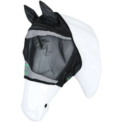 Agradi Horse Masque Anti-Mouches Fine Mesh avec Oreilles Noir Agradi Horse Masque Anti-Mouches Fine Mesh avec Oreilles Noir