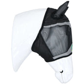 Agradi Horse Masque Anti-Mouches Fine Mesh avec Oreilles Noir Agradi Horse Masque Anti-Mouches Fine Mesh avec Oreilles Noir