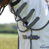 Highlander Plus by Shires Couverture Anti-Eczema Sweet-Itch Combo Blanc/Airforce Highlander Plus by Shires Couverture Anti-Eczema Sweet-Itch Combo Blanc/Airforce