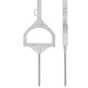 Agradi Power Piquet Avec Étrier 115cm 20 Pièces Blanc Agradi Power Piquet Avec Étrier 115cm 20 Pièces Blanc