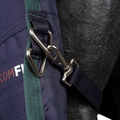 WeatherBeeta ComFiTec Plus Dynamic Turnout High Neck 100g Navy/Forest Green WeatherBeeta ComFiTec Plus Dynamic Turnout High Neck 100g Navy/Forest Green