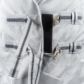 Waldhausen Couverture Anti-Mouches Protect avec Cou Indépendant Gris argenté/Gris Waldhausen Couverture Anti-Mouches Protect avec Cou Indépendant Gris argenté/Gris