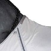 Waldhausen Couverture Anti-Mouches Protect avec Cou Indépendant Gris argenté/Gris Waldhausen Couverture Anti-Mouches Protect avec Cou Indépendant Gris argenté/Gris