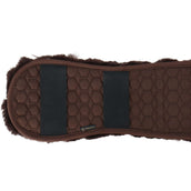 BR Housse de Sangle Dressage Sheepskin Préformée Marron BR Housse de Sangle Dressage Sheepskin Préformée Marron