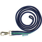 Bucas Lead Rein Dublin Padded Striped/Navy Bucas Lead Rein Dublin Padded Striped/Navy