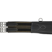 HORKA Sangle avec Protection de Ventre Cuir Noir/Argent HORKA Sangle avec Protection de Ventre Cuir Noir/Argent
