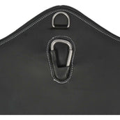HORKA Sangle avec Protection de Ventre Cuir Noir/Argent HORKA Sangle avec Protection de Ventre Cuir Noir/Argent