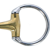 HORKA Mors à Olive Double Brisure 14mm Latation doré HORKA Mors à Olive Double Brisure 14mm Latation doré