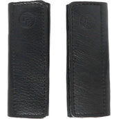 BR Fourreaux de Muserolles Cuir Souple avec Velcro Noir BR Fourreaux de Muserolles Cuir Souple avec Velcro Noir
