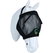 Agradi Horse Masque Anti-Mouches Fine Mesh sans Oreilles Noir Agradi Horse Masque Anti-Mouches Fine Mesh sans Oreilles Noir