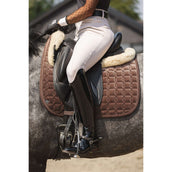 ANKY Tapis de Selle Check Velvet XB25003 Dressage Deep Taupe ANKY Tapis de Selle Check Velvet XB25003 Dressage Deep Taupe