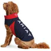 Ariat Veste pour Chien Team Softshell Bleu rouge Ariat Veste pour Chien Team Softshell Bleu rouge