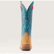 Ariat Bottes Western Futurity Boon Femme Buckskin Roughout Ariat Bottes Western Futurity Boon Femme Buckskin Roughout