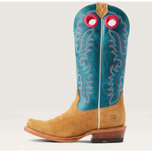 Ariat Bottes Western Futurity Boon Femme Buckskin Roughout Ariat Bottes Western Futurity Boon Femme Buckskin Roughout
