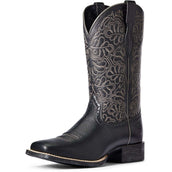 Ariat Bottes Western Round Up Remuda Femme Black Deertan Ariat Bottes Western Round Up Remuda Femme Black Deertan