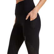 Ariat Legging d'Équitation Breathe Half Grip Femme Noir Ariat Legging d'Équitation Breathe Half Grip Femme Noir