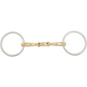 BR Mors de Filet Soft Contact Double Brisure Courbé 12mm BR Mors de Filet Soft Contact Double Brisure Courbé 12mm