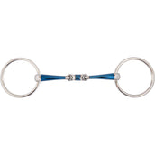 BR Mors de Filet Sweet Iron Magic Double Brisure 14mm BR Mors de Filet Sweet Iron Magic Double Brisure 14mm