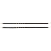 BR Rênes Fixes avec Élastique Noir BR Rênes Fixes avec Élastique Noir