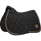 Back on Track Tapis de Selle Haze de Saut Noir/Or Rose Back on Track Tapis de Selle Haze de Saut Noir/Or Rose