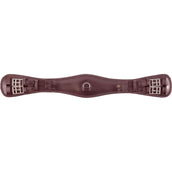 BR Sangle de Dressage Durham 2 Côtés Élastique Marron/Argent BR Sangle de Dressage Durham 2 Côtés Élastique Marron/Argent