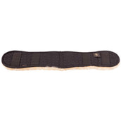 BR Housse de Sangle Dressage Sheepskin Préformée Noir/Naturel BR Housse de Sangle Dressage Sheepskin Préformée Noir/Naturel