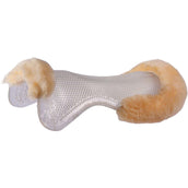 BR Pad en Gel Therapeutic Soft Gel avec Sheepskin Transparent BR Pad en Gel Therapeutic Soft Gel avec Sheepskin Transparent