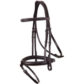 BR Bride Kendal Combi Muserolle Marron/Argent BR Bride Kendal Combi Muserolle Marron/Argent